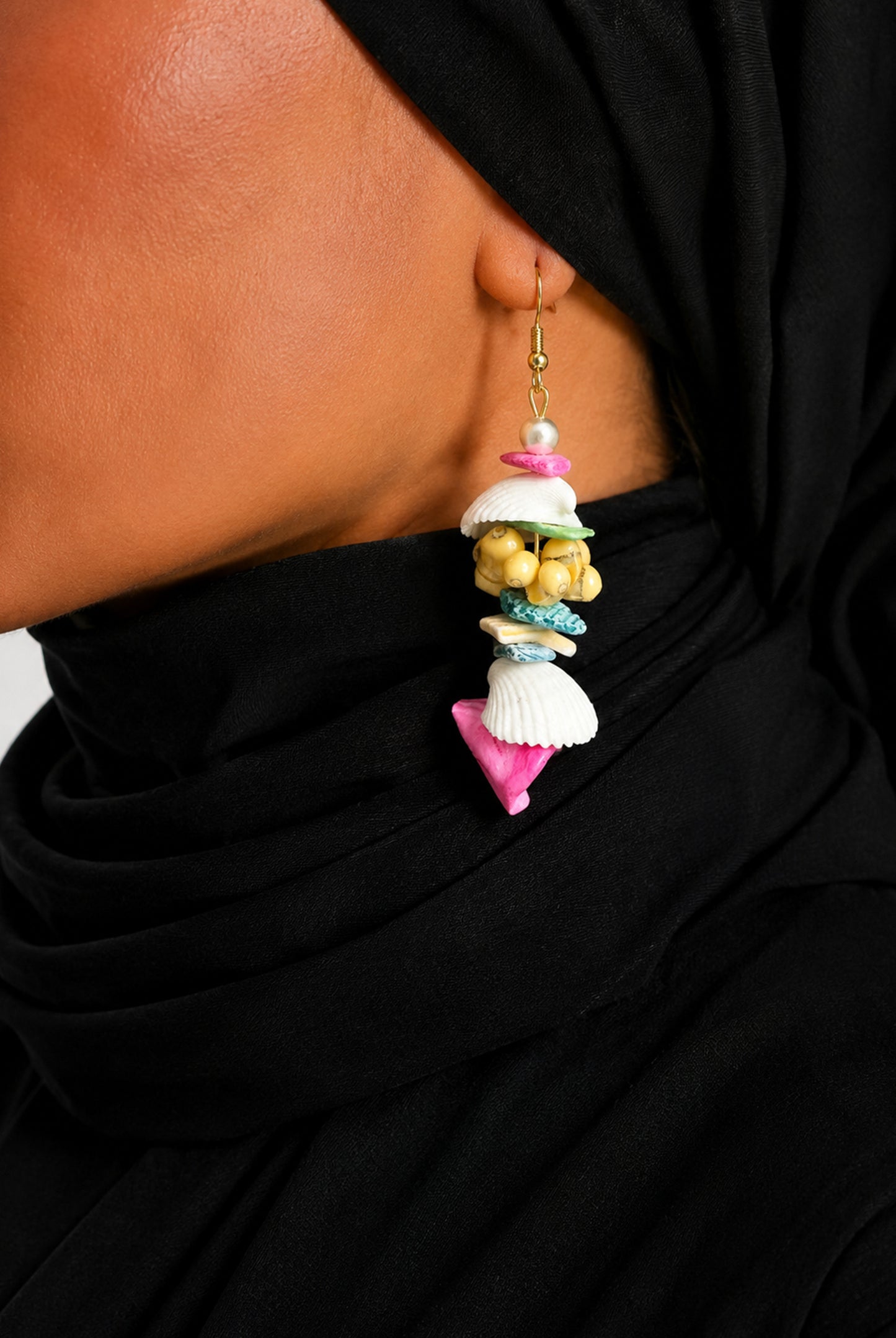 Bohemian Luxe Pearl-Accented Shell Statement Pieces
