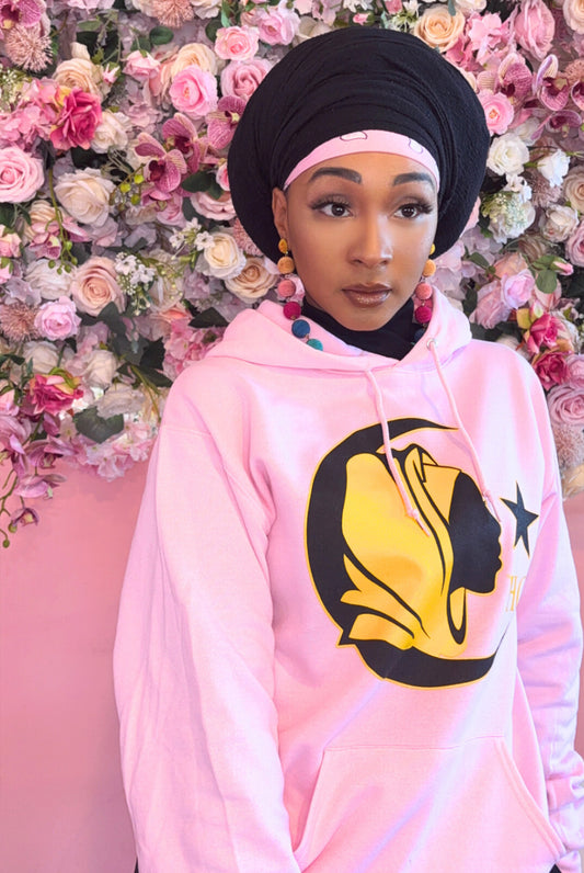 HC Signature Hoodie Pink & Yellow Glow