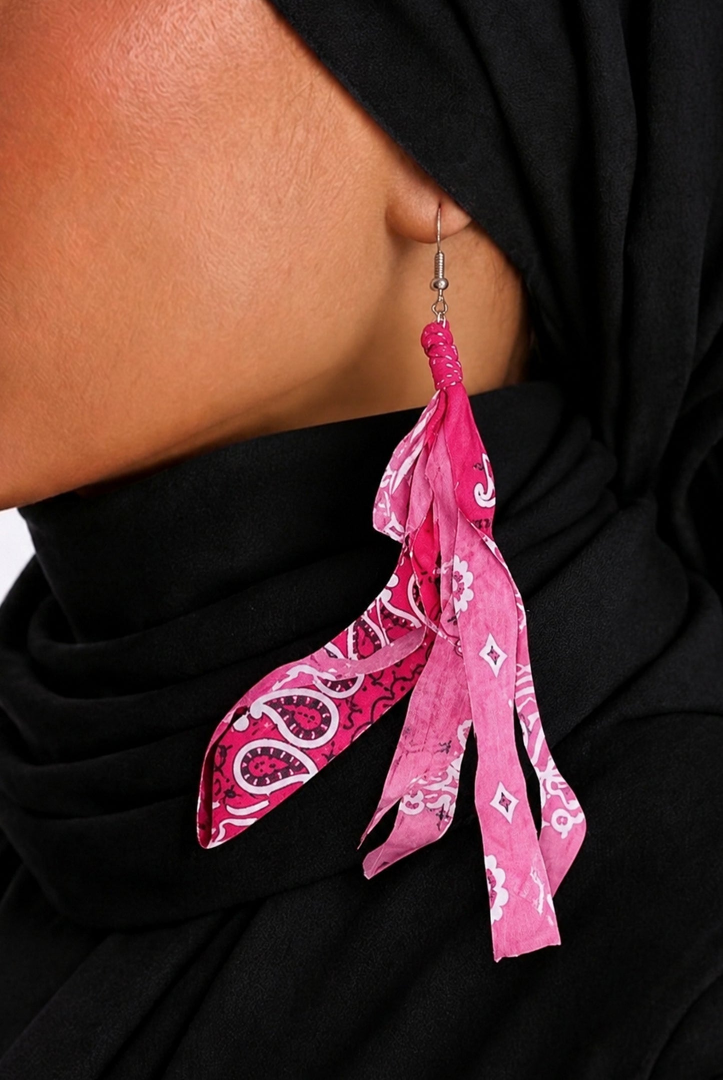 The Pink Bandana Ribbon Drops